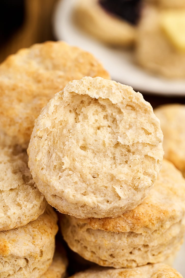 Inside view of biscuit.