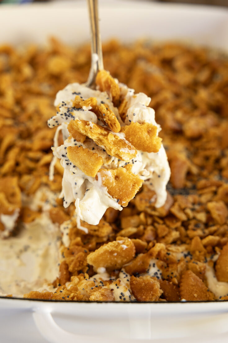 Spoonful of Poppy Seed Chicken Casserole,