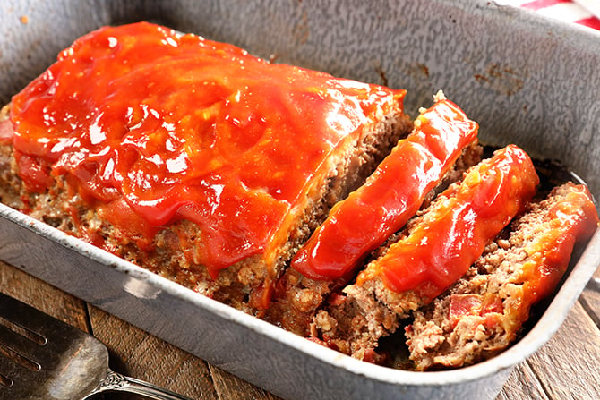 Sliced Quick and Easy Meatloaf