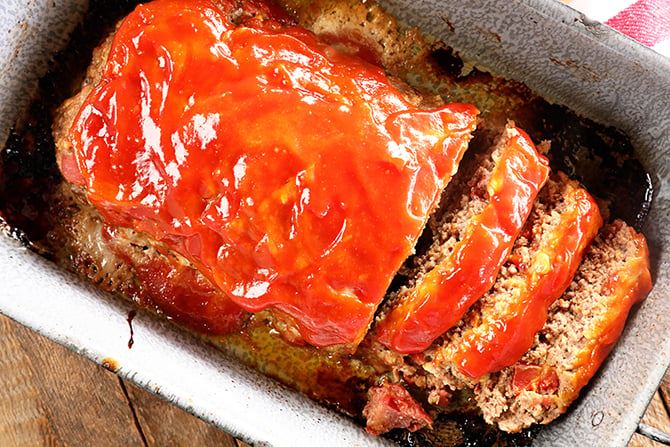 Sliced Quick and Easy Meatloaf