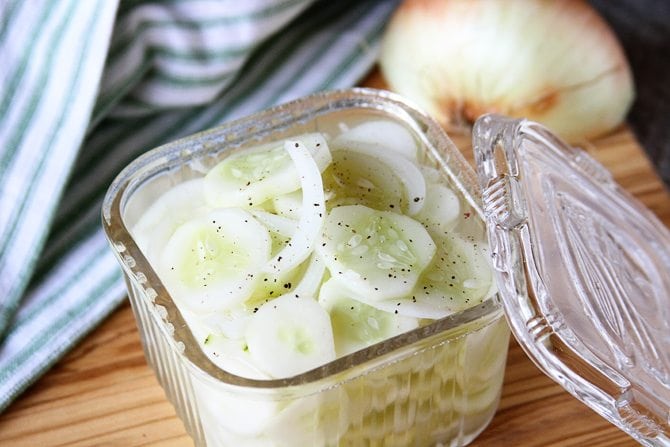 Image for Simple Cucumber and Onion Salad