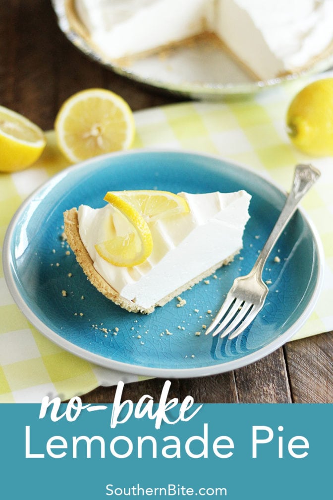 No Bake Lemonade Pie for Pinterest