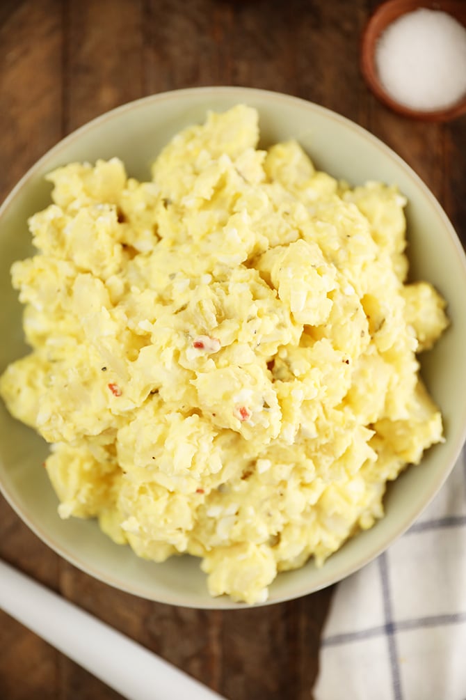Bowl of Classic Southern Potato Salad