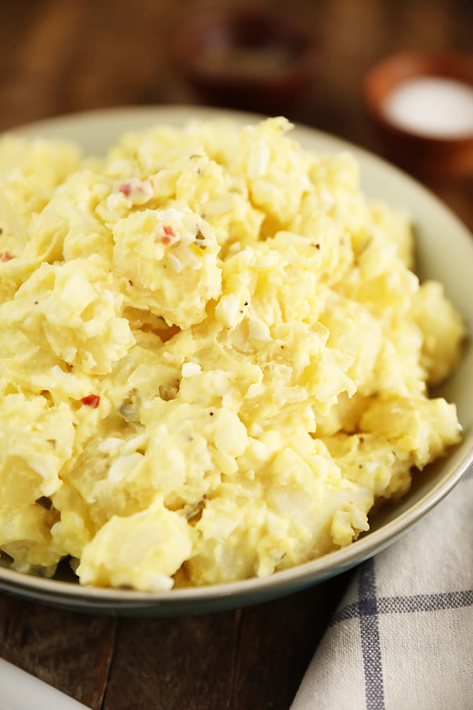 Bowl of Classic Southern Potato Salad