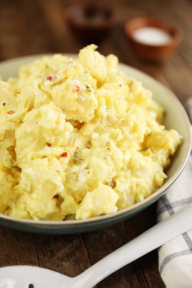 Bowl of Classic Southern Potato Salad
