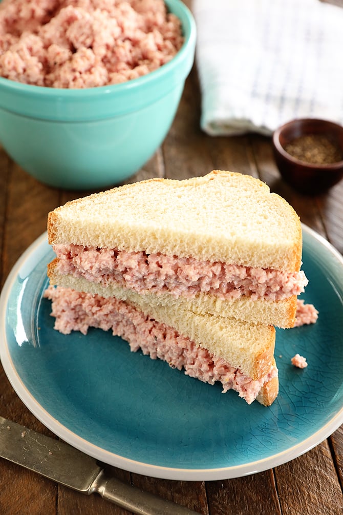 Deviled Ham sandwich