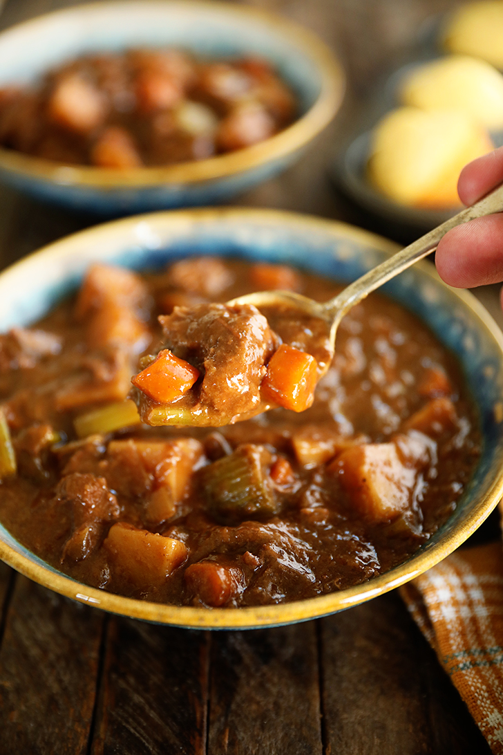 Spoonful of Slow Cooker Beef Stew.