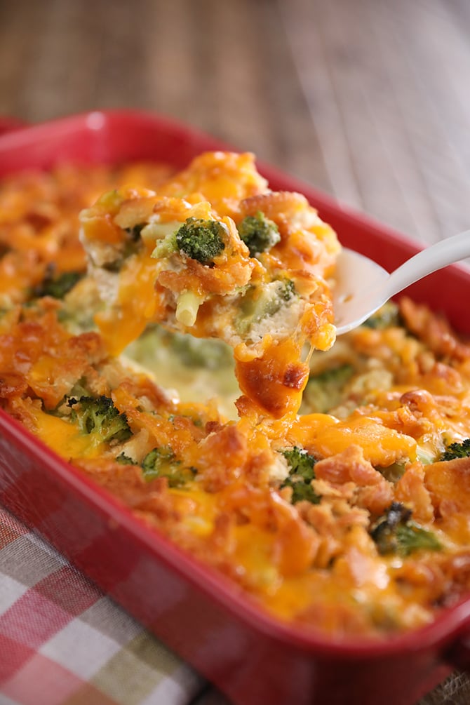 Scoop of Broccoli Casserole