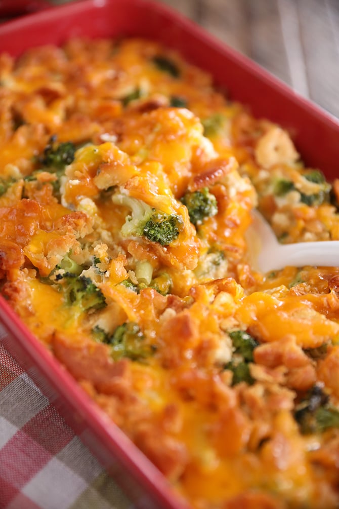 Scoop of Broccoli Casserole