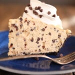 Slice of Chocolate Chip Peanut Butter Pie