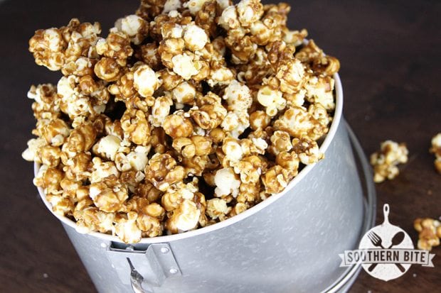 Salted Caramel Corn | SouthernBite.com