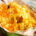 Spoonful of Cheesy Corn and Rice Casserole