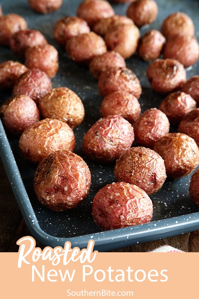 Roasted New Potatoes for Pinterest