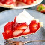 Slice of Strawberry pie