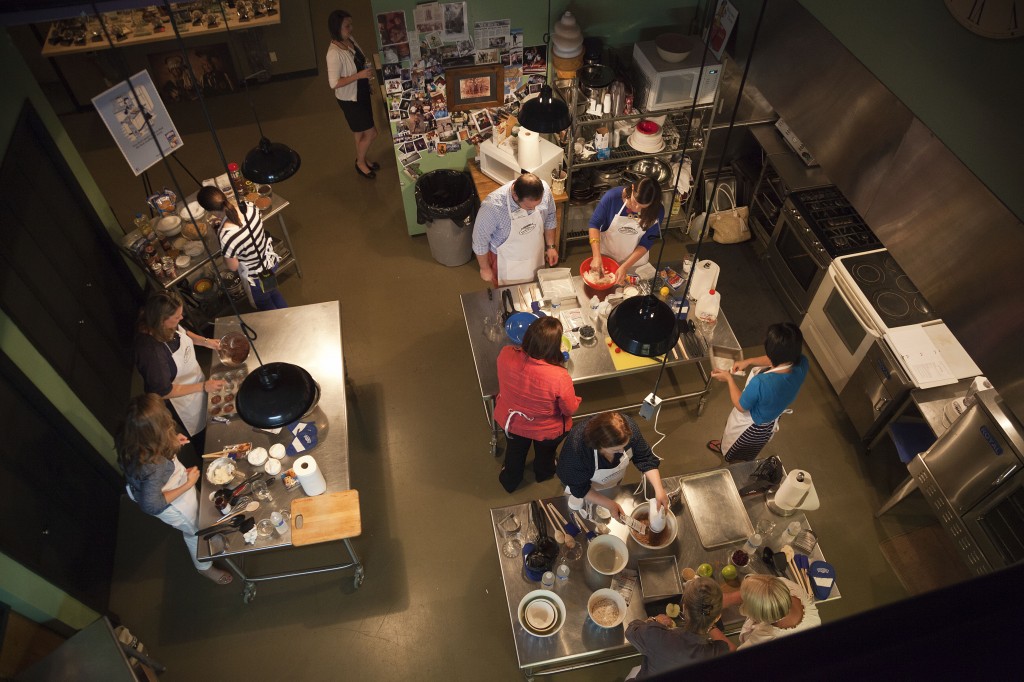 A view from above - Mike's studio is amazing!