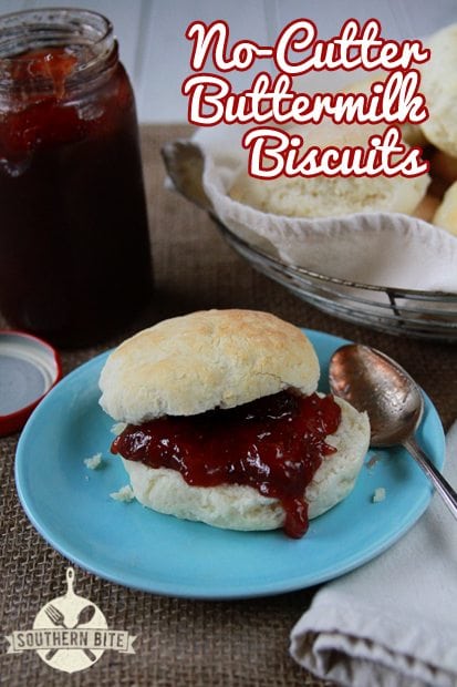 No-Cutter Buttermilk Biscuit with Jelly