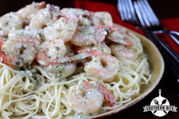 Pesto Shrimp Pasta