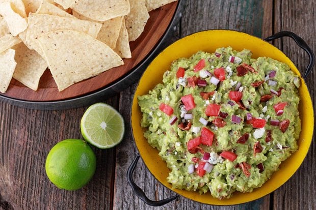 Bacon and Blue Cheese Guacamole
