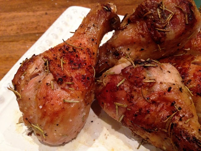 Roasted Lemon Rosemary Drumsticks