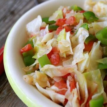 Bowl of Cabbage Creole