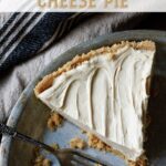 Slice of Biscoff Cream Cheese Pie