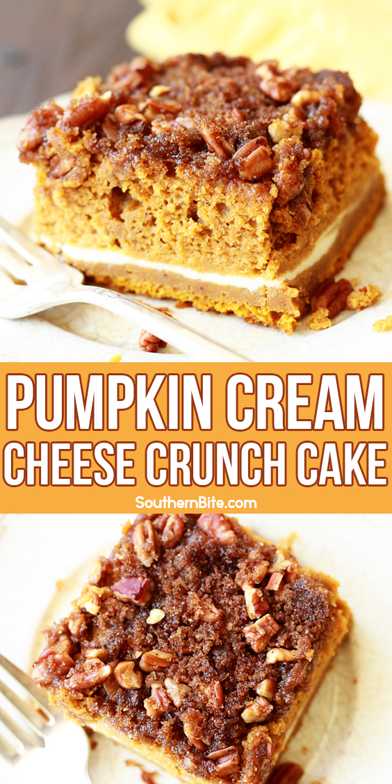 Pumpkin Cream Cheese Crunch Cake