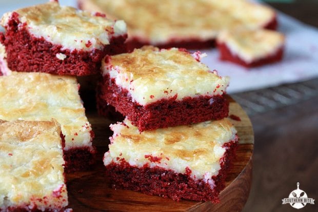 Red Velvet Gooey Butter Cake