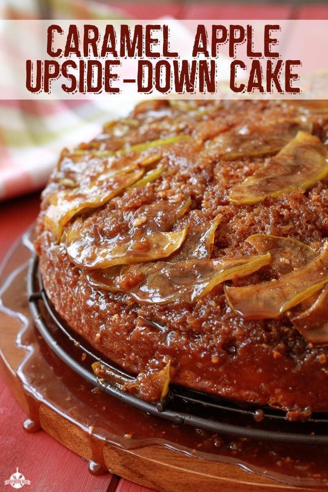 Caramel Apple Upside-Down Cake