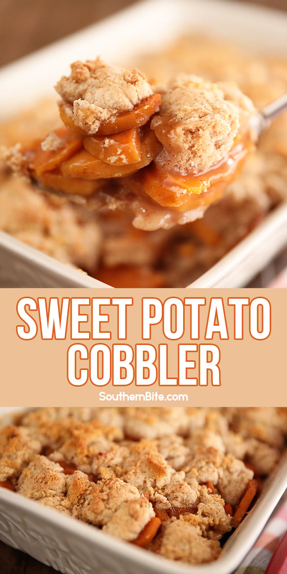 Sweet Potato Cobbler - Image for Pinterest