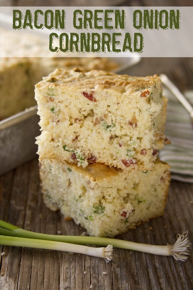 Bacon Green Onion Cornbread
