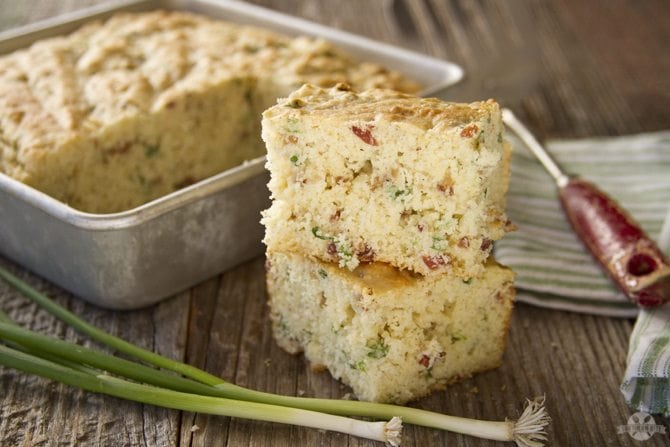 Image for Bacon Green Onion Cornbread