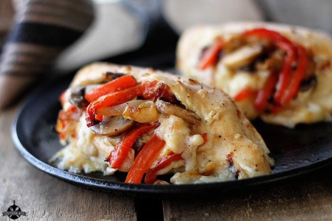Cheesy Stuffed Chicken