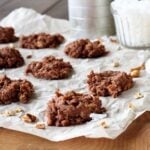 Loaded- No-Bake Cookies on parchment paper