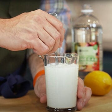 How to make a Buttermilk Substitute.