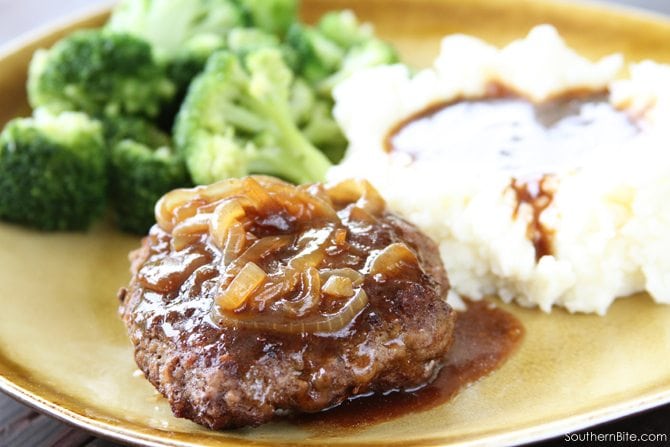 This recipe for Easy Hamburger Steaks is a family favorite! They're so easy and super delicious! 