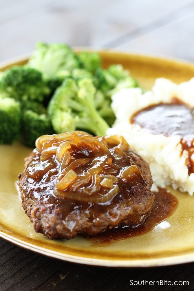 This recipe for Easy Hamburger Steaks is a family favorite! They're so easy and super delicious! 