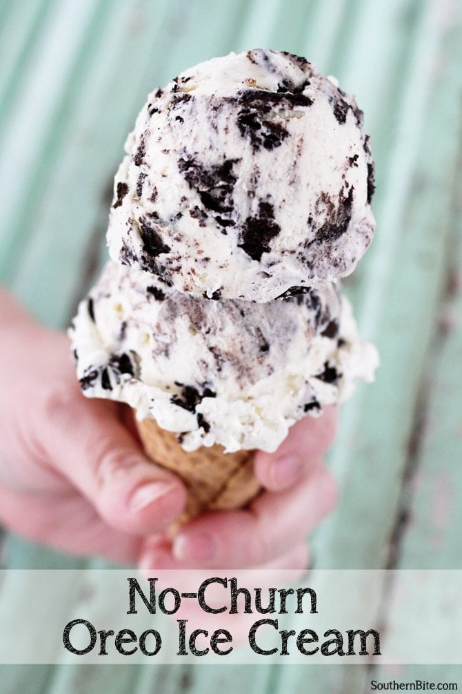 No-Churn Oreo Ice Cream