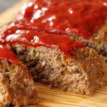 The secret ingredient in this Secret Ingredient meatloaf makes this one of the most flavorful meatloaves you'll eat!
