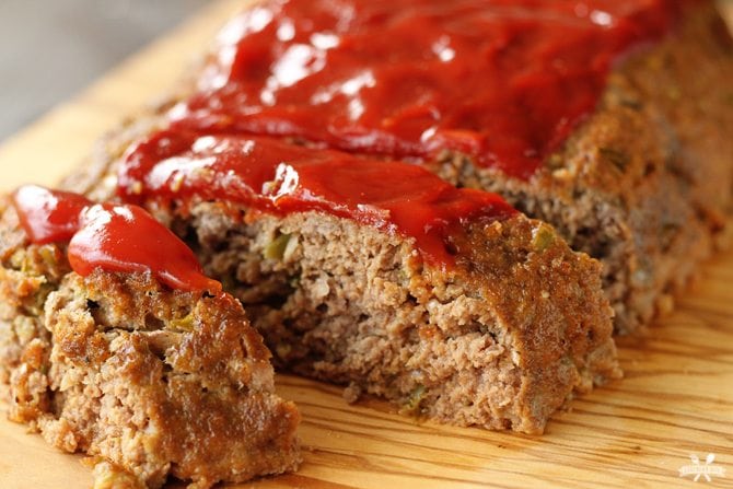 Secret Ingredient Meatloaf Image.