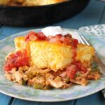 This one-pot Chicken Tamale Pie is an instant family favorite and it's SO easy!