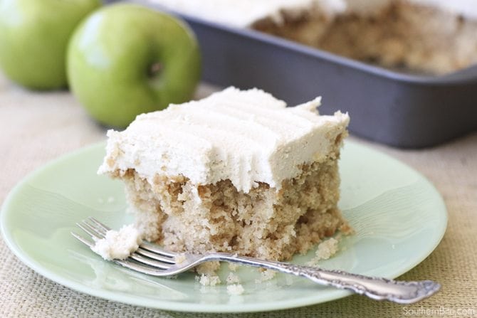 Image for Easy Apple Sheet Cake with Brown Sugar Icing