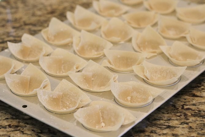 These Buffalo Chicken Cups are an easy way to dress up the classic dip! 