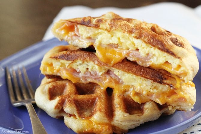 Image for Ham, Egg, and Cheese Biscuit Wafflewiches