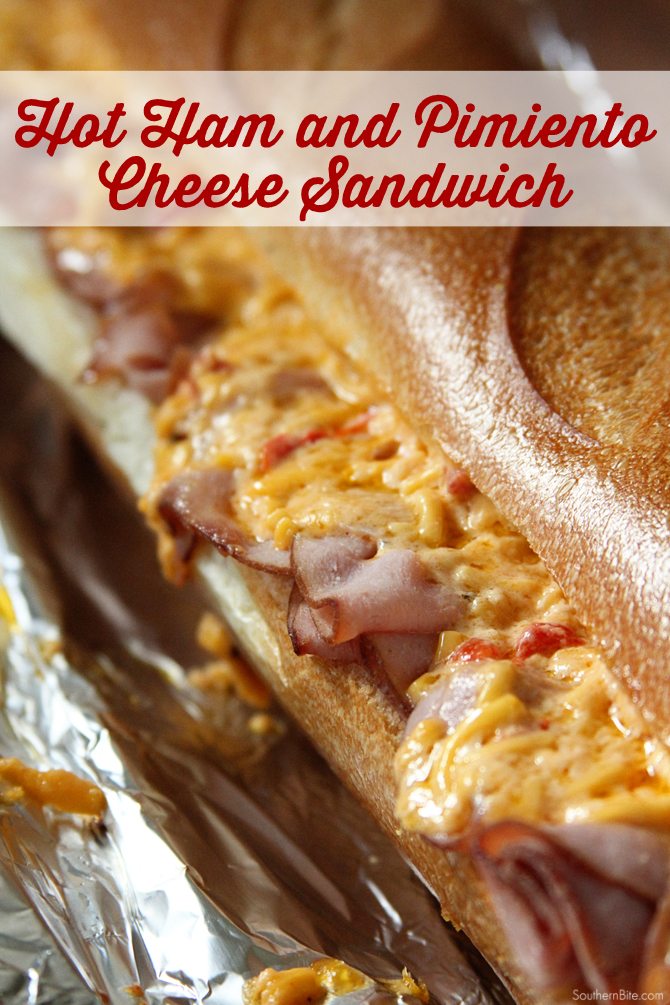 The gooey cheese and smoked ham in this Hot Ham and Pimiento Cheese sandwich recipe make it truly special! 