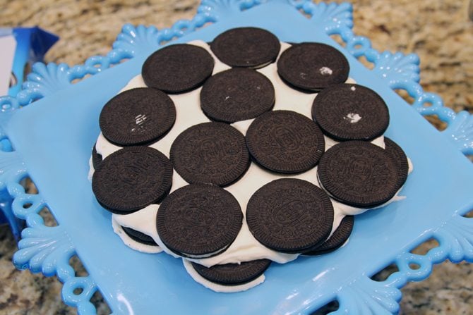 Oreo Thins makes this Icebox Cake recipe super easy and super delicious! My family went crazy over this dessert! 