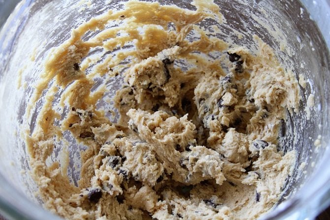 This Eggless Cookie Dough is perfect for those folks who can't wait for the cookies to come out of the oven!