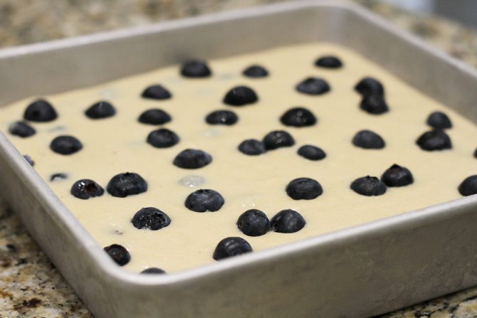 This Blueberry Cornbread has the perfect amount of sweetness and is perfect for breakfast, a snack, or dessert! Plus it's so easy!