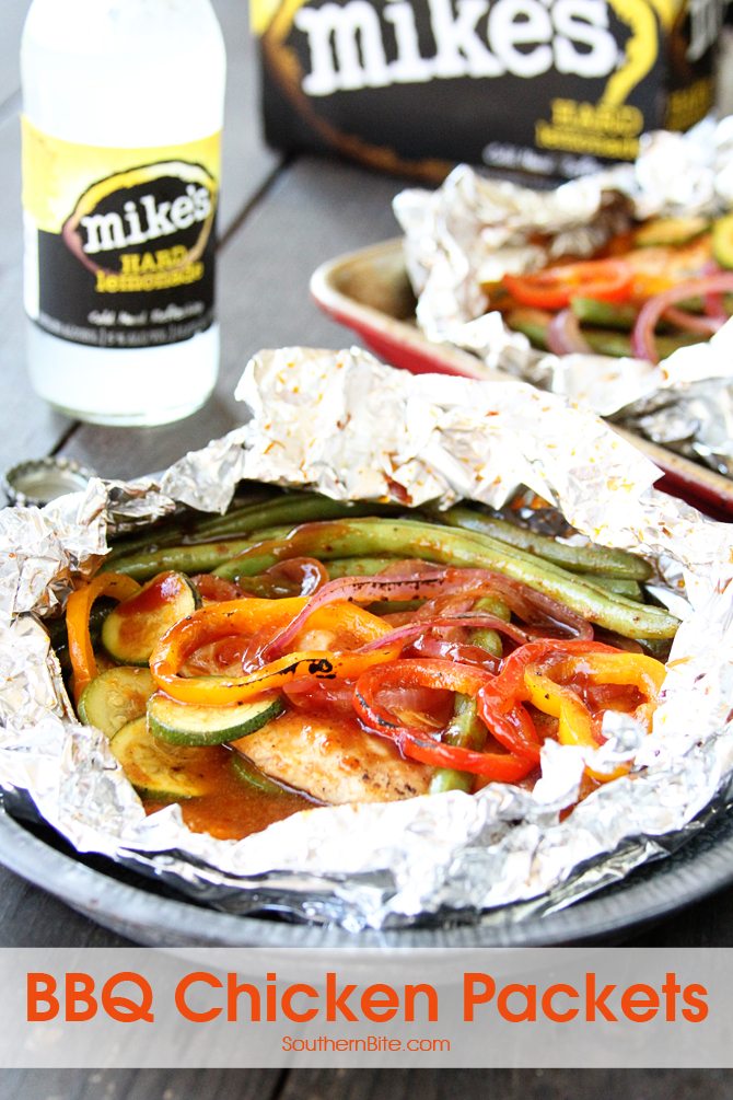 These BBQ Chicken Packets are perfect for a busy weeknight and can be made with any of your favorite veggies! 