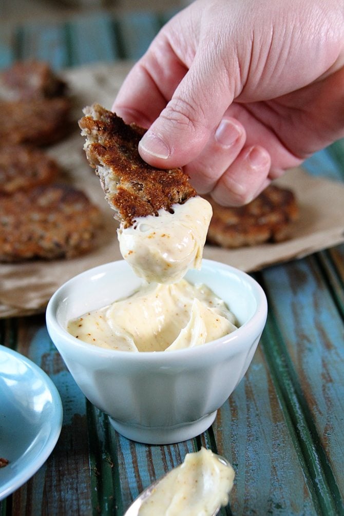 These Black-Eyed Pea Cakes with Creole Mayo are an amazing side to nearly anything. They're just packed with flavor!