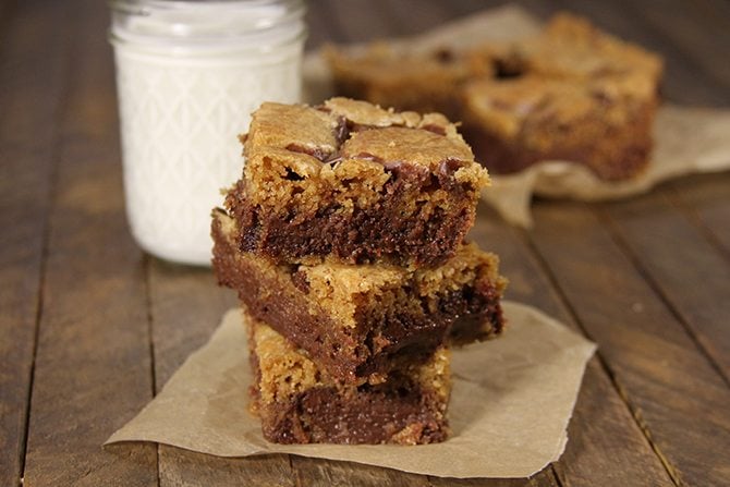 These Chocolate Chip Dream Bars are a new favorite in our house! They're so easy and are like chocolate chip cookies on steroids! 